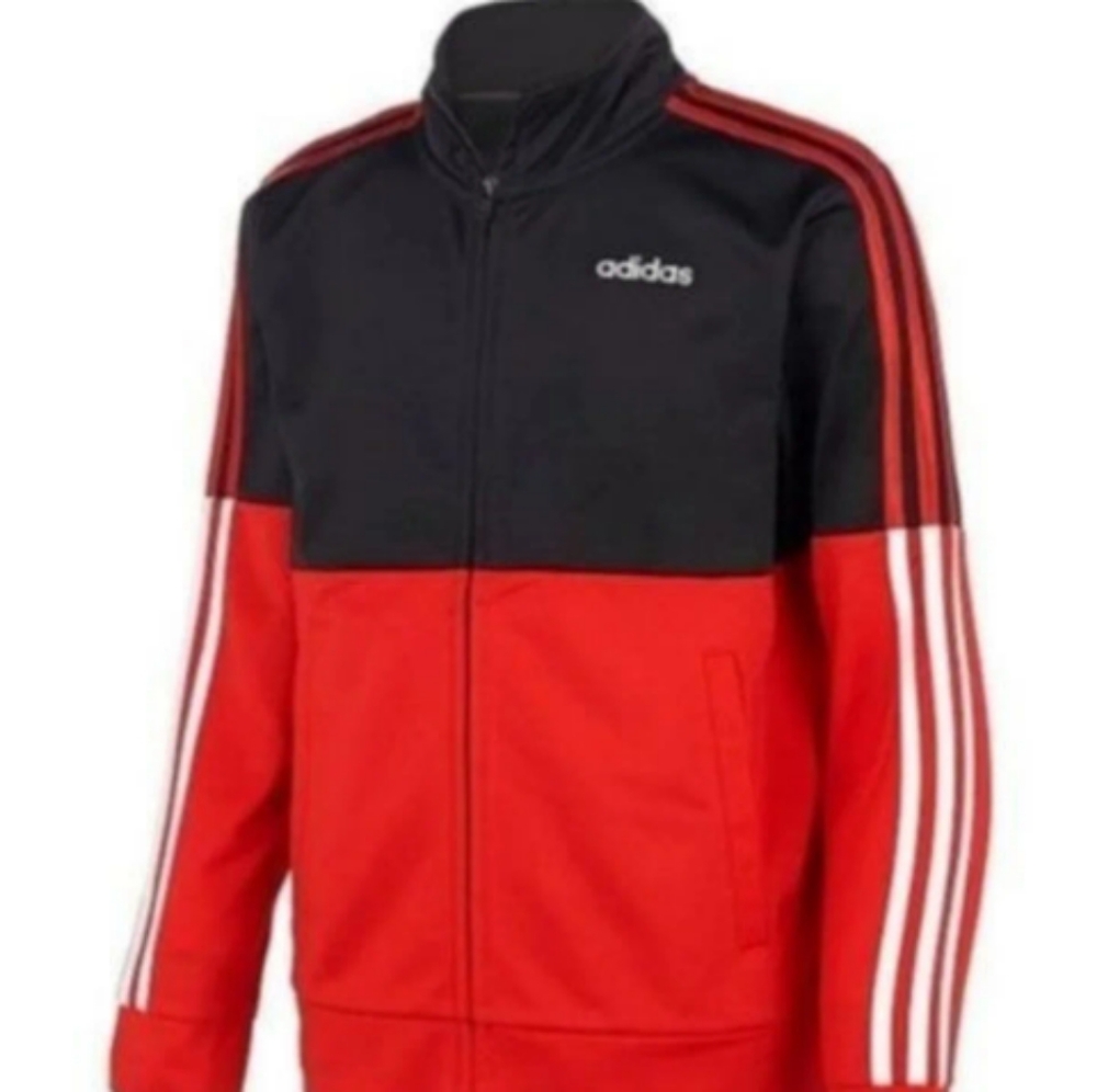 Adidas Boys Color Block Tricot Jacket